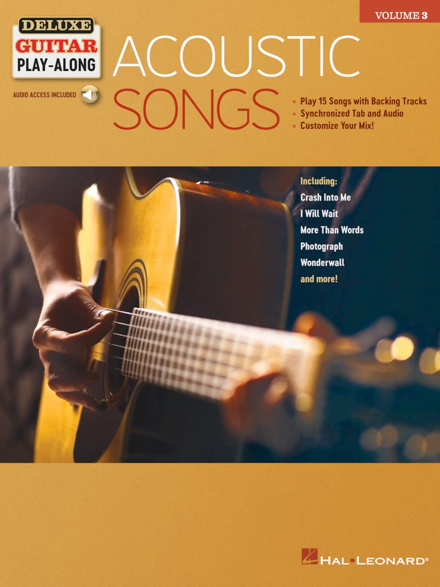 Deluxe Guitar Play-Along: Acoustic Songs: Deluxe Guitar Play-Along Volume 3