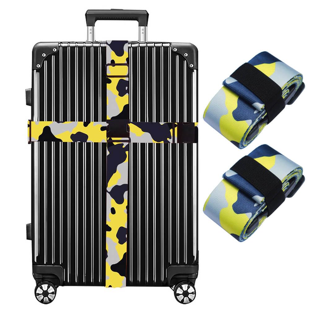 XioioiX Luggage Straps for Suitcases TSA Approved Easy Pack Organized Suitcase Strap, Luggage Strap, Luggage Belt Strap, Bag Straps for Luggage.