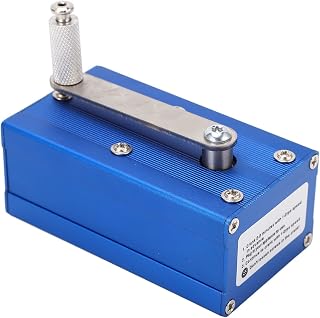 Hand Generator Phone Charger, Super Farrar Capacitor Hand Crank Generator Aluminum Alloy High Power Portable with COB Light for Field
