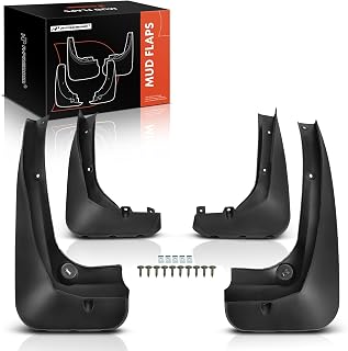 A-Premium Set of 4PCS Mud Flaps Splash Guards Mudguards Mudflaps Compatible with BMW F25 Series X3, 2011-2016, Sport Utility, Black Color, Front LH RH and Rear LH RH