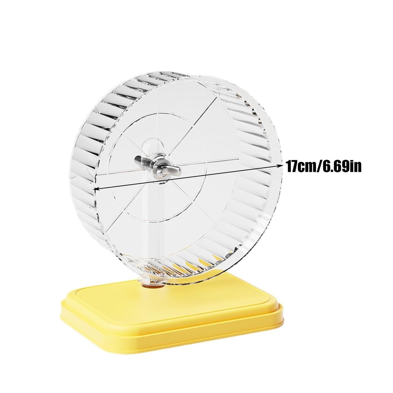 Ruota silenziosa for criceti: ​​Funzionamento Silenzioso, Design con Cuscinetti Lisci for criceti e Piccoli Animali Domestici