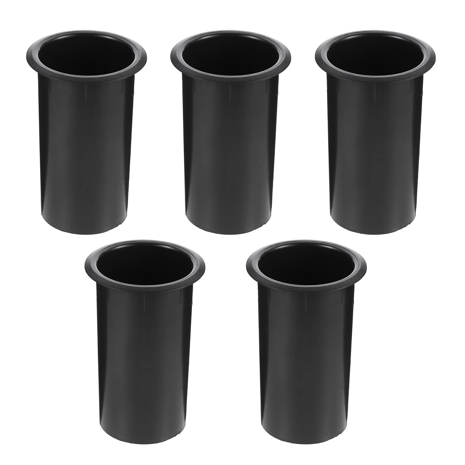 Tubos de repuesto para altavoz de plástico de 5 piezas para salida de graves bass reflex negros 2