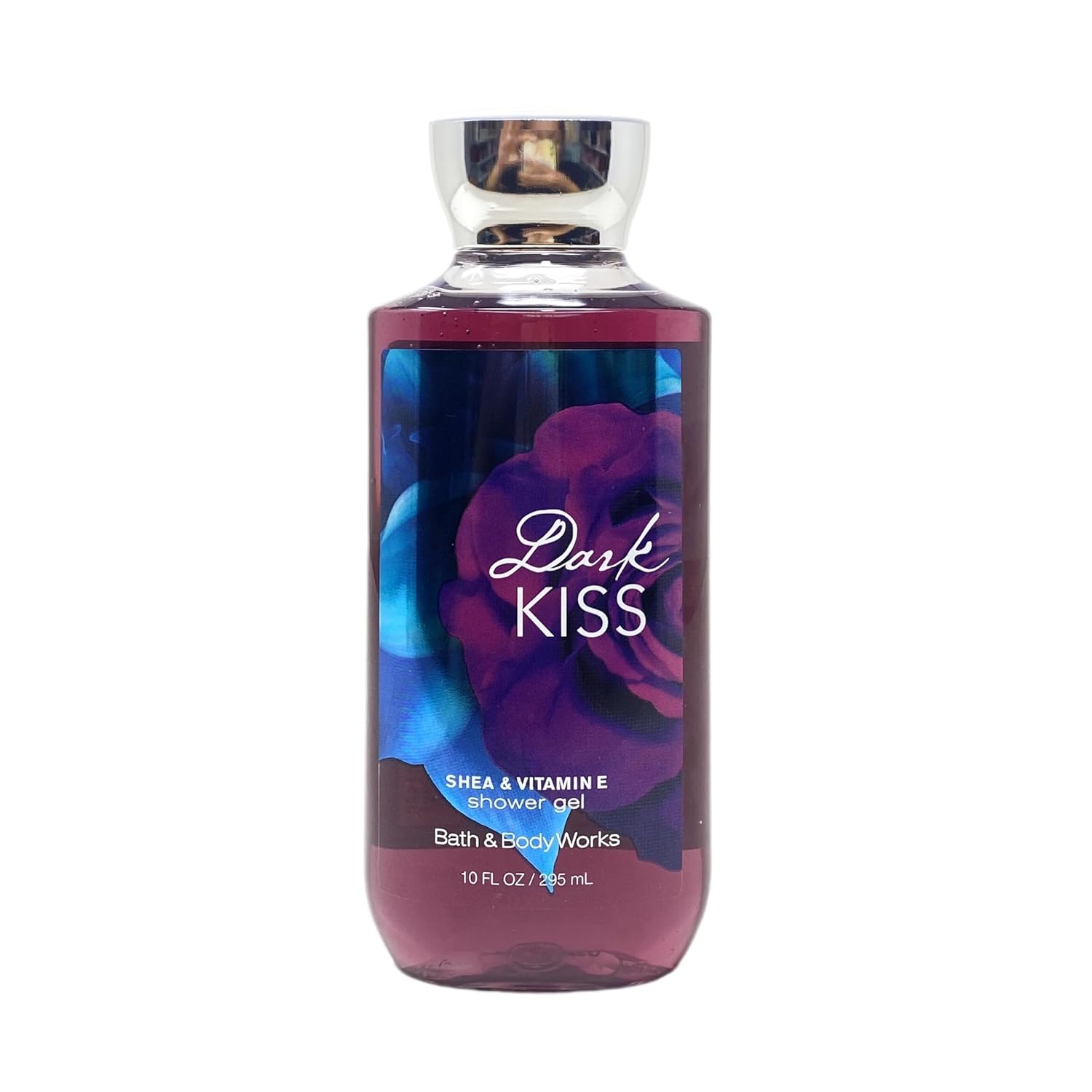 Bath & Body Works Dark Kiss Deluxe Set - Fragrance Mist - Body Cream - Shower Gel - Body Lotion - with a Himalayan Salts Spring Sample Soap.