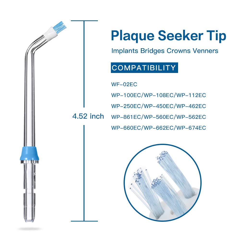 Suggerimenti per la ricerca della placca di ricambio ad alta pressione per Waterpik WP-100 WP-250 WP-400 WP-660, Accessori ugelli, Parti di ricambio (4 pezzi)
