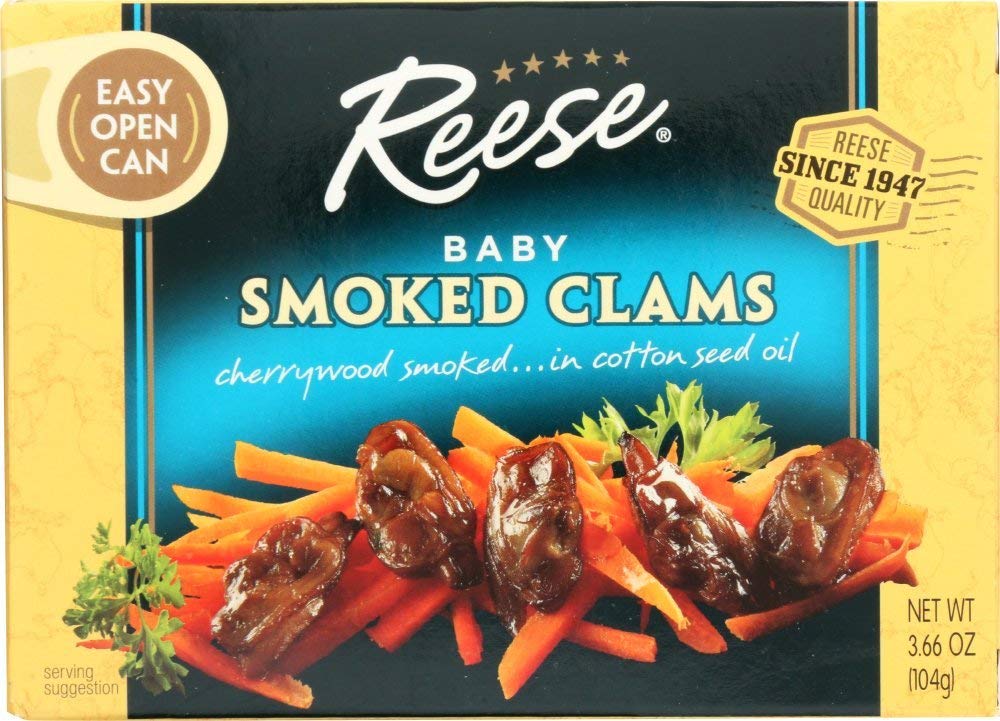 Reese Baby Clams - Smoked - 3.66 oz - Case of 10