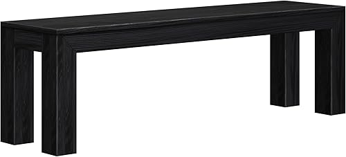 Miniatura 3 de Plank+Beam Banco de comedor de 60 pulgadas para comedor, banco para mesa de 72 pulgadas, asiento de comedor, banco de madera al aire libre, banco de