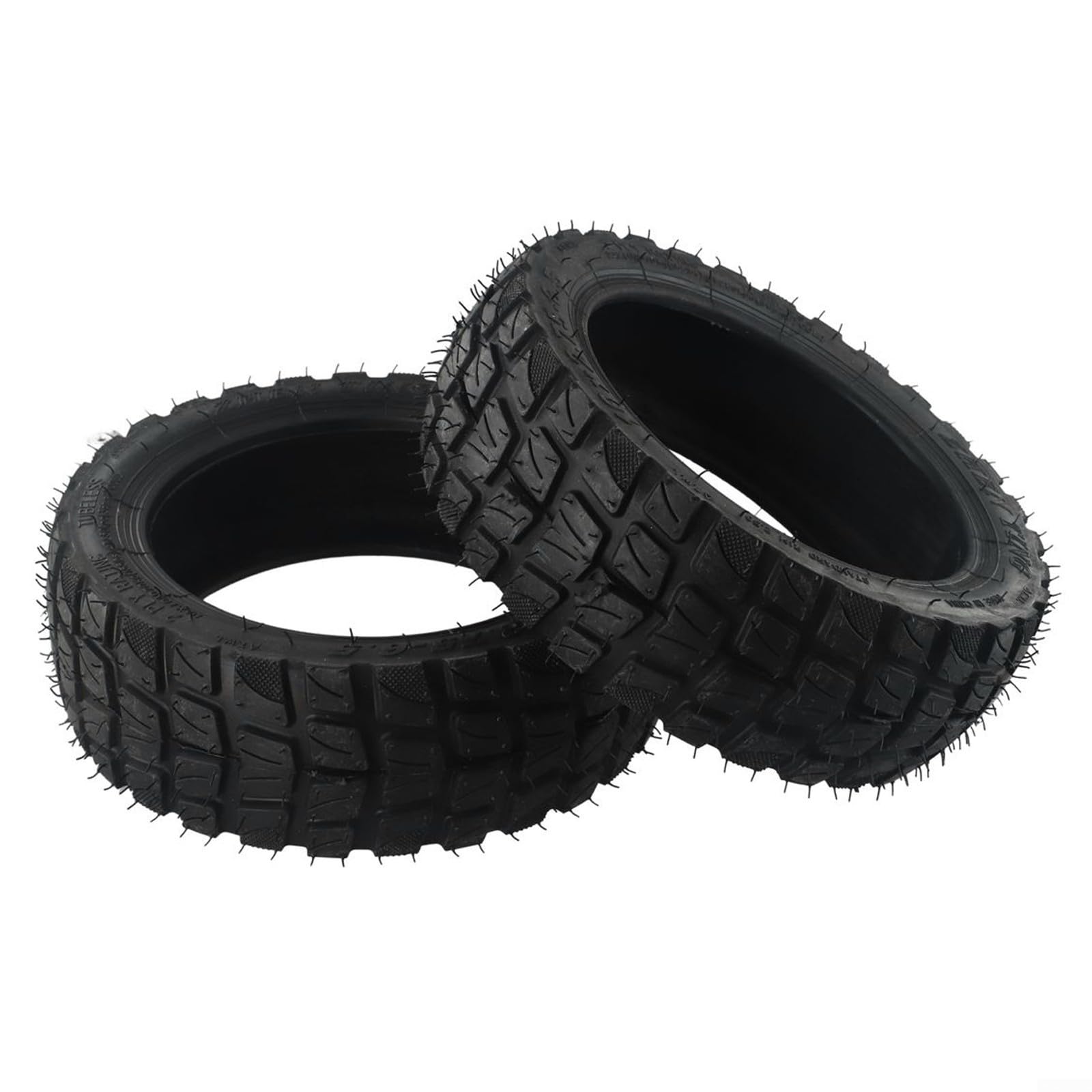 Yuanpgky Neumático eléctrico de 10 pulgadas, 10 x 2.75-6.5, neumáticos todoterreno sin cámara, neumático grueso sólido de repuesto para scooter eléctrico (2 piezas)