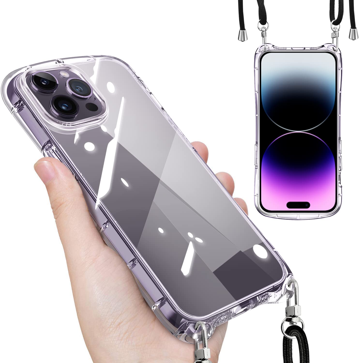 Amazon.co.jp: Yidahe iPhone 14 Pro 用 ケース ショルダー