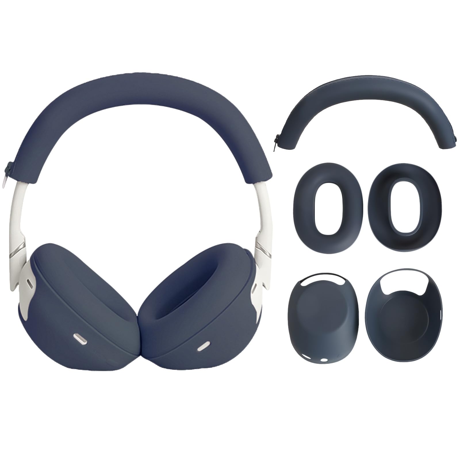 SONY WH-1000XM6 ワイヤレスヘッドホン シルバー 美品 カバー付き 