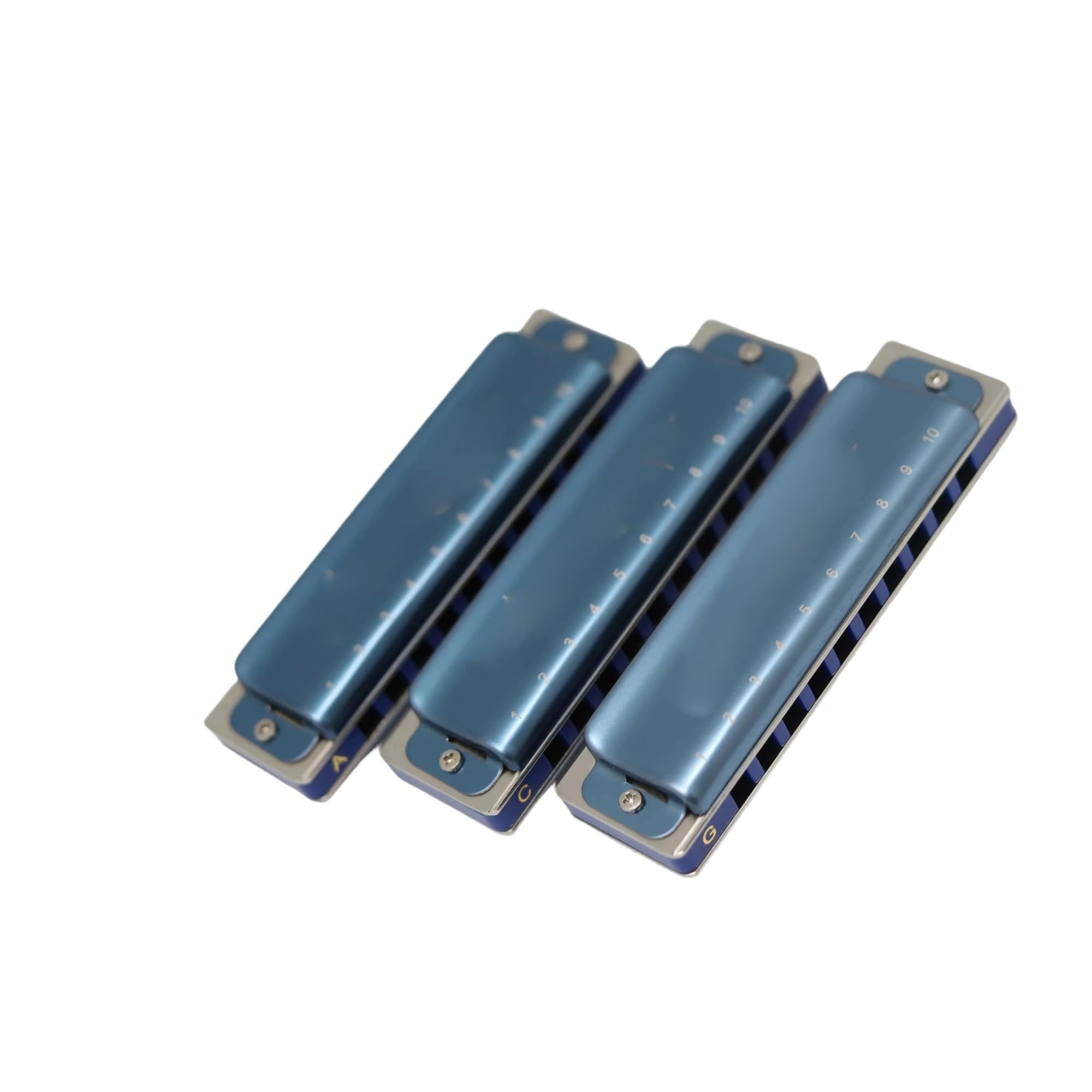 Armonica Blues Set Harmonia 10 Fori Di 3 Tasti ACG | Set Harmonia a 10 fori di 3 chiavi ACG per professionisti principianti