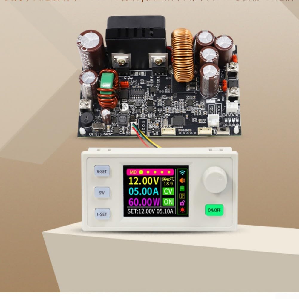 Regolatore di tensione DC 0-70V 25A con display LCD solare (B)