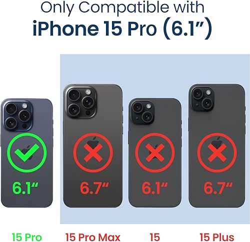 Miniatura 8 de Hi Space Funda compatible con iPhone 15 Pro Max, diseño de patrón de flores, transparente floral para mujer, funda para iPhone 15promax a prueba de