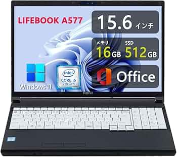 Windowsノート本体 LIFEBOOK A577/SX Core i5-7200U SSD win11 LIFEBOOK A577/SX Core i5-7200U SSD win11 FUJITSU A577 MS