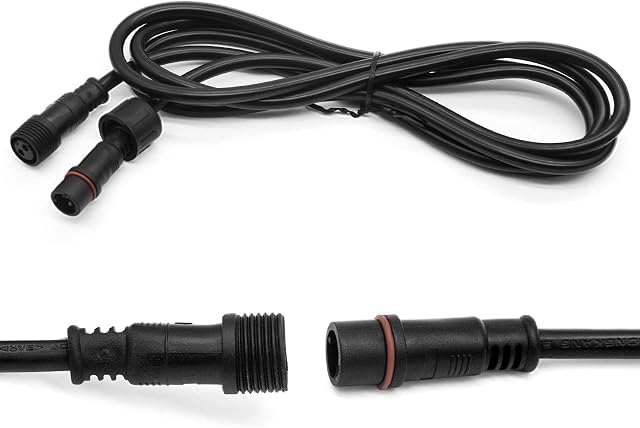 BEJOYFMY Extension Cable 9.8FT/3M for S14 String Lights, IP65 Waterproof Extension Cable Only Perfect for S14 Outdoor Festoon String Light