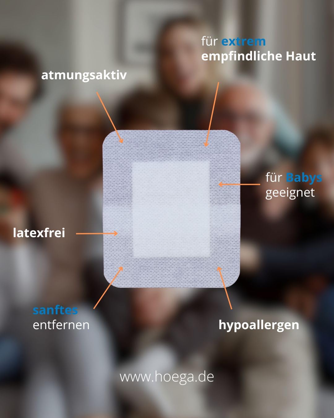 Durchmesser 3cm, hautfarbener steriler Wundverband mit moderner Silikonbeschichtung für ein sanftes Entfernen, 50 Stück