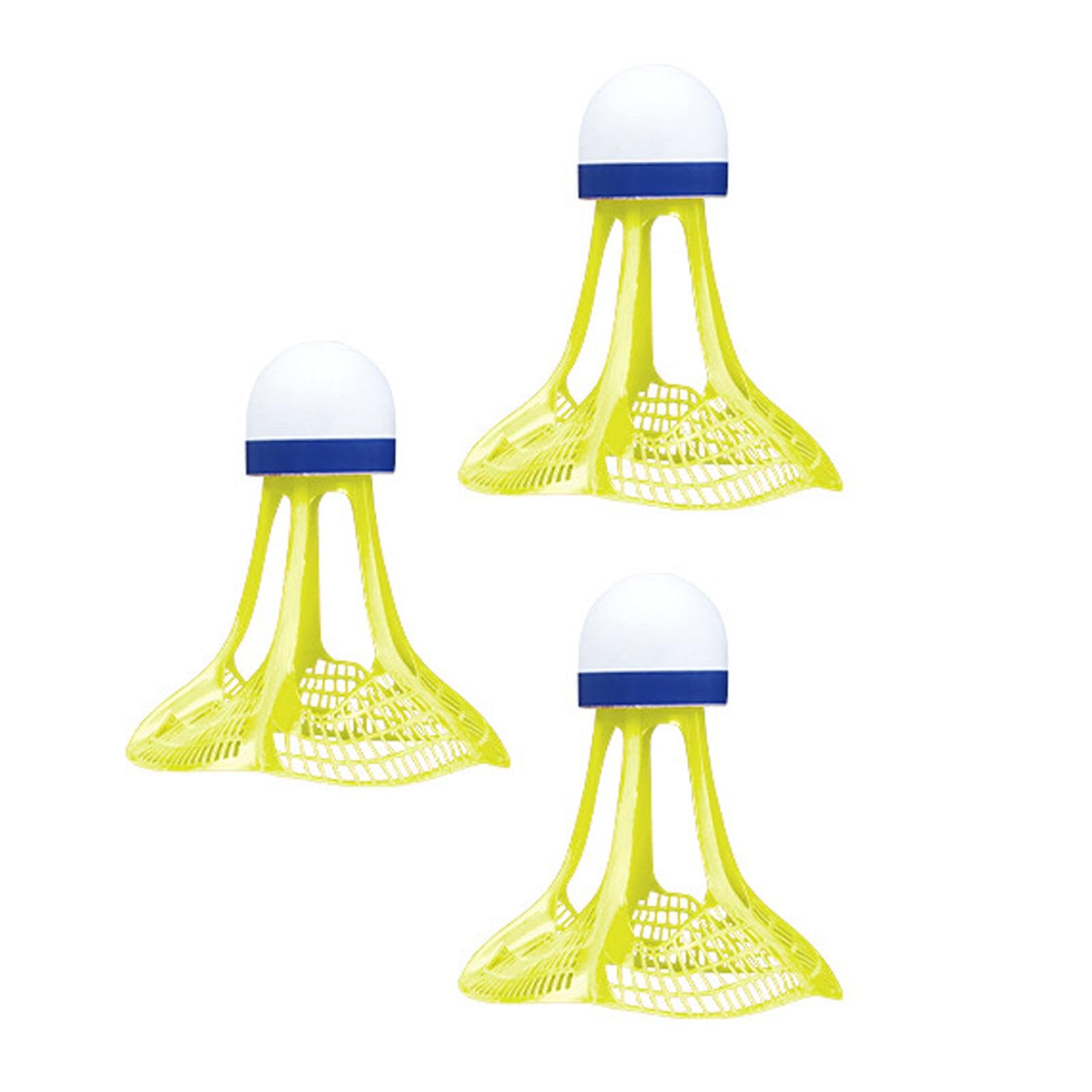 Meadawgs® 3X Windproof Badminton Lightweight for All Levels Players Beaches Grasslands Yellow|Sporting Goods | Tennis & Racquet Sports |3 Windproof Badmintons-image-35