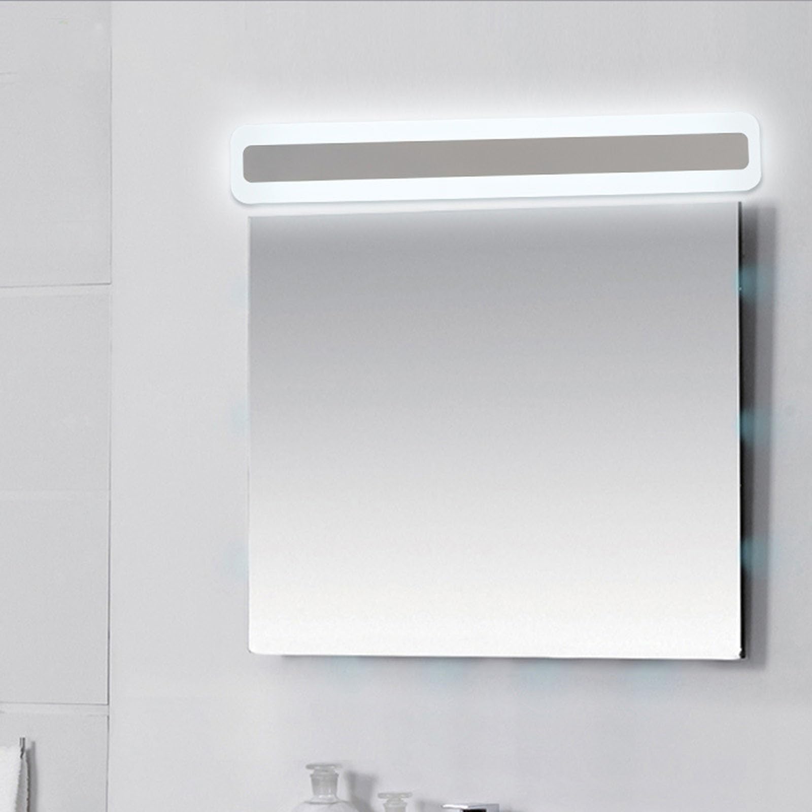 LED Spiegelleuchte Bad Aluminium Badleuchte Wand Badezimmer Spiegellampe 3000K/6000K Innen Wandlicht Moderne Wandbeleuchtung IP44 Wasserdicht Wandleuchte für Korridor (Warmes Licht,120cm)