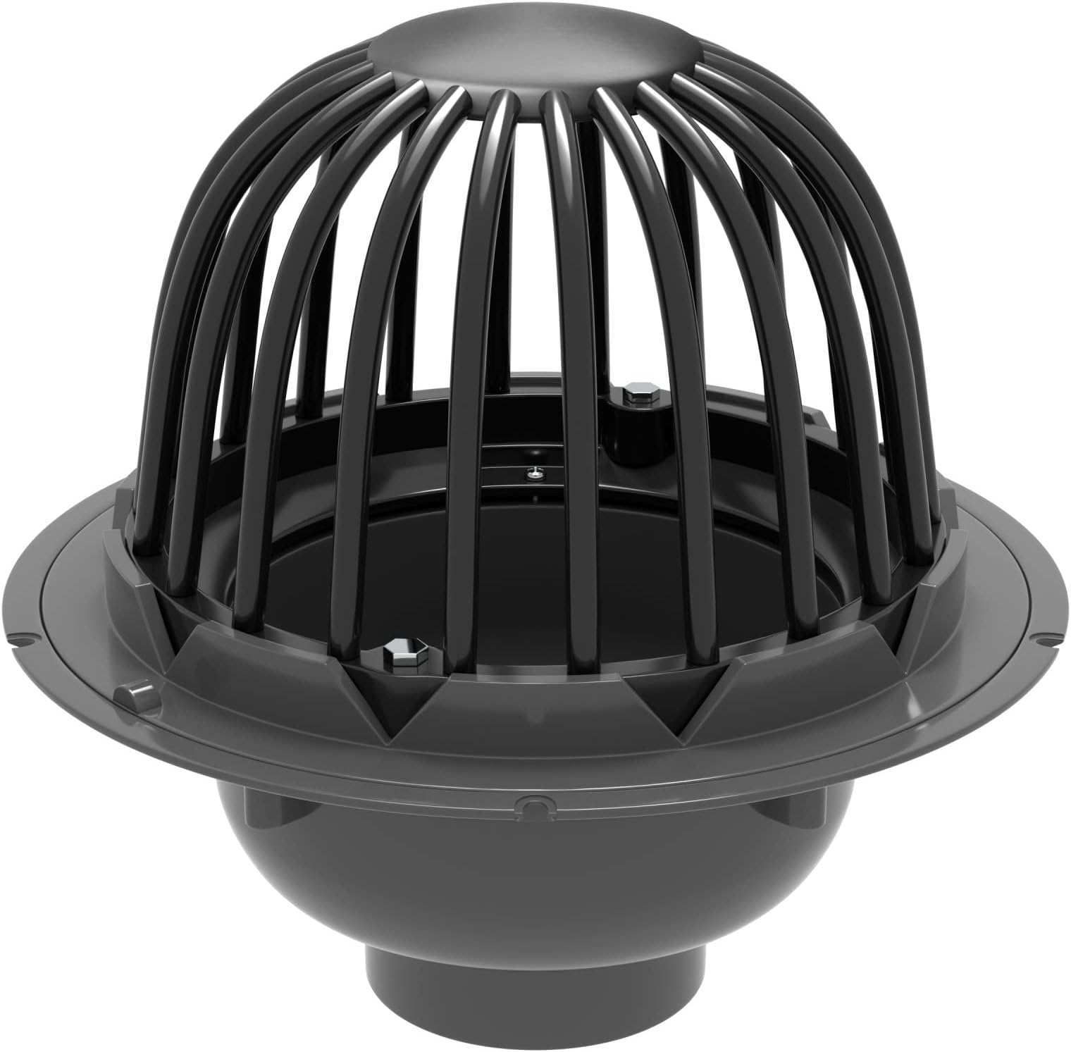 PROFLO PF42851 4" PVC Roof Drain with Cast Iron Dome - N/A