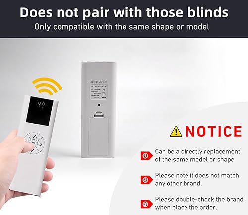 Miniatura 2 de AC114-02-Control inalámbrico, controlador de persianas de 2 canales para persianas y persianas motorizadas