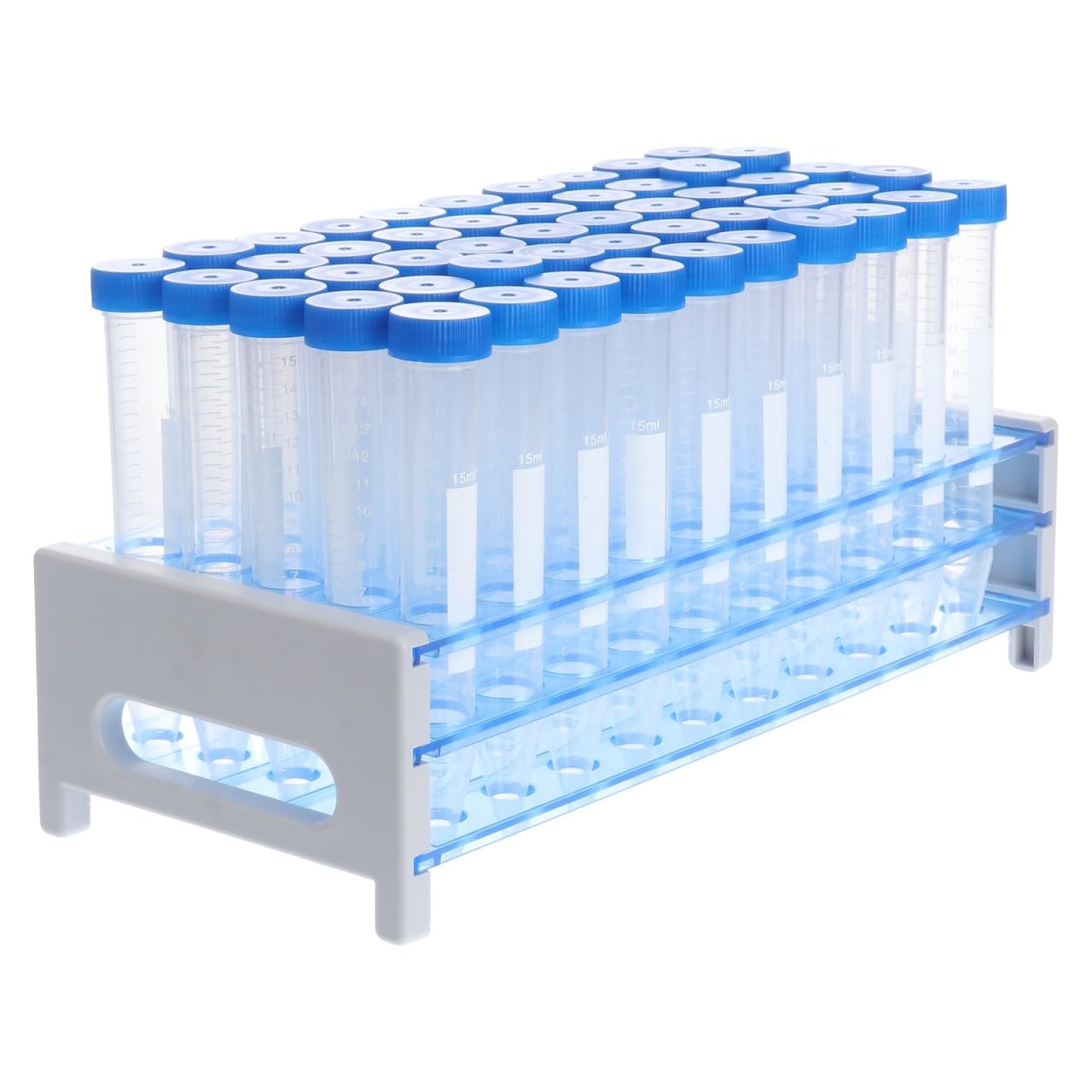 GALPADA 81piezas Tubos de Centrífuga Desechables Tubos de Ensayo de Plástico con Tapa para Experimentos Científicos Laboratorio