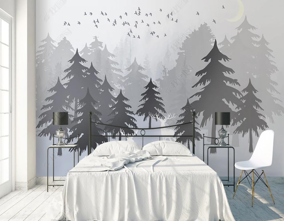 Papier peint intissé élan poster géant mural pour masquer un grand mur