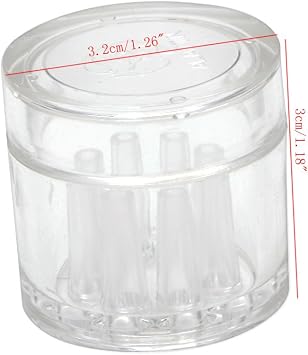 XISAOK 8 Holes Plastic Aquarium Tank Catcher Trap Tube Trapper for Planaria Worm Leech