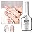 GAOY Jelly Nude Gel Nail Polish, 16ml Sheer Translucent Soak Off Gel Polish, UV Light Cure for Nail Art DIY, 1524 Milk Tea