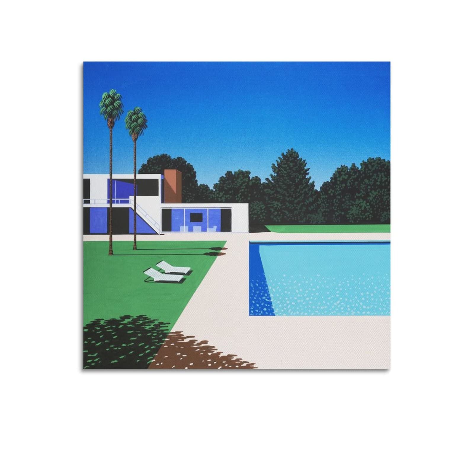 Amazon｜Hiroshi Nagai永井博画家の作品（夏 No.23）ポスター プリント