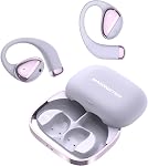Monster Open Ear AC520 Headphones, Bluetooth 6.0 Wireless Earbuds with Premium Audio, Open Ear Headphones with 24H Playtime, Unique Handbag Design, ENC Clear Call, IPX6 Sweatproof,Purple
