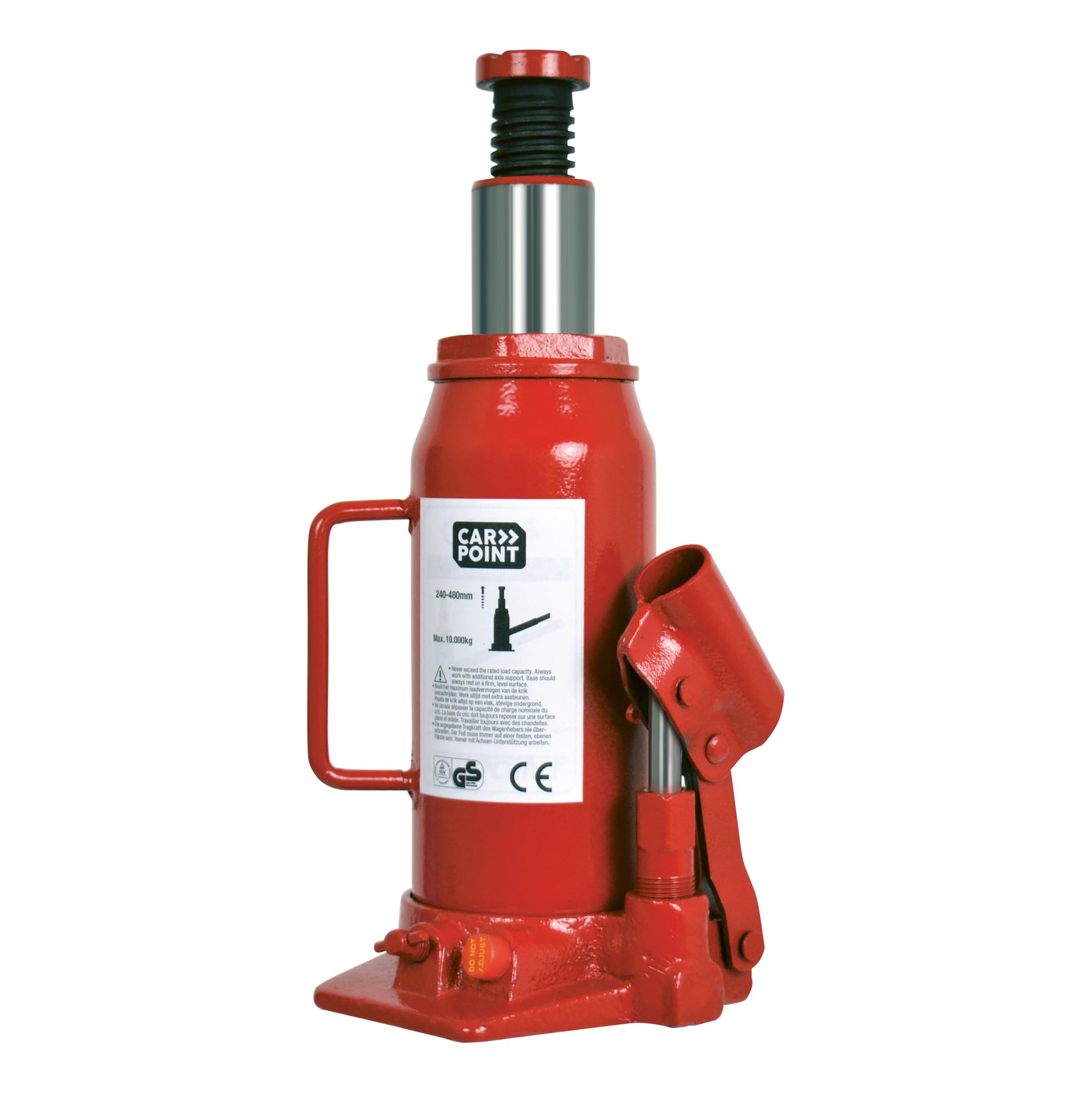 CARPOINT 0677812 Martinetto idraulico idraulico Rosso