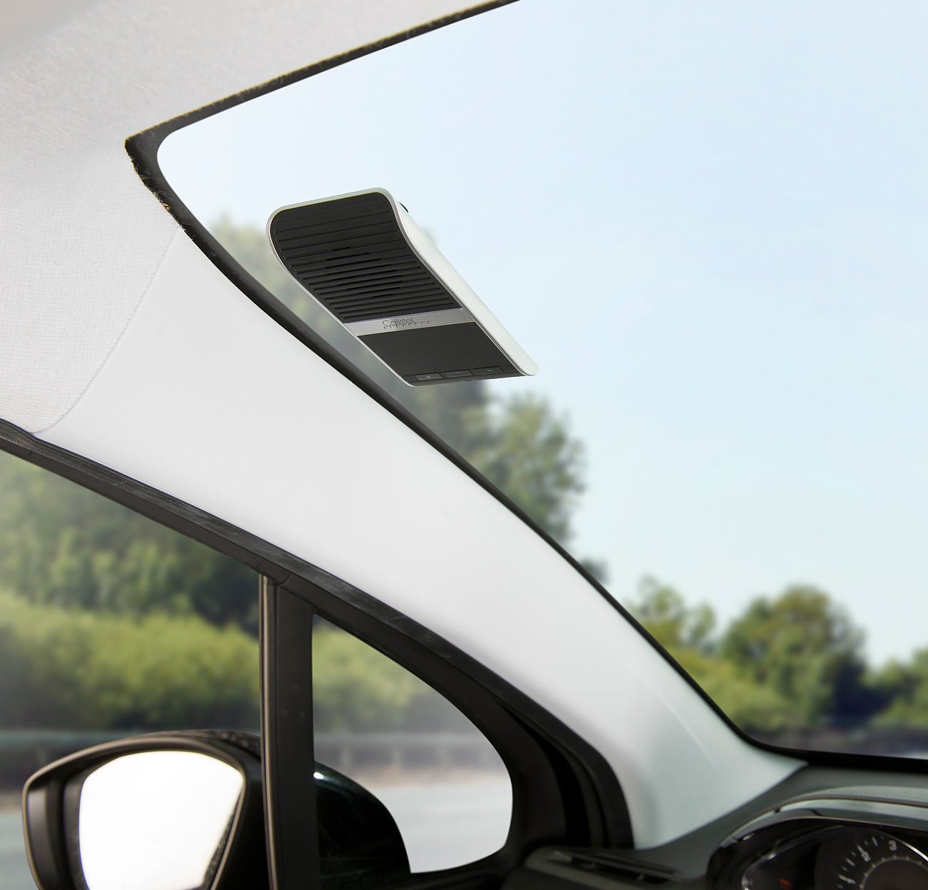 Callstel Sprechanlage: Solar-Kfz-Freispechsystem, kabellos, Bluetooth 4.0, Multipoint, DSP (Freisprecheinrichtung Auto, Freisprechanlagen, Telefon)