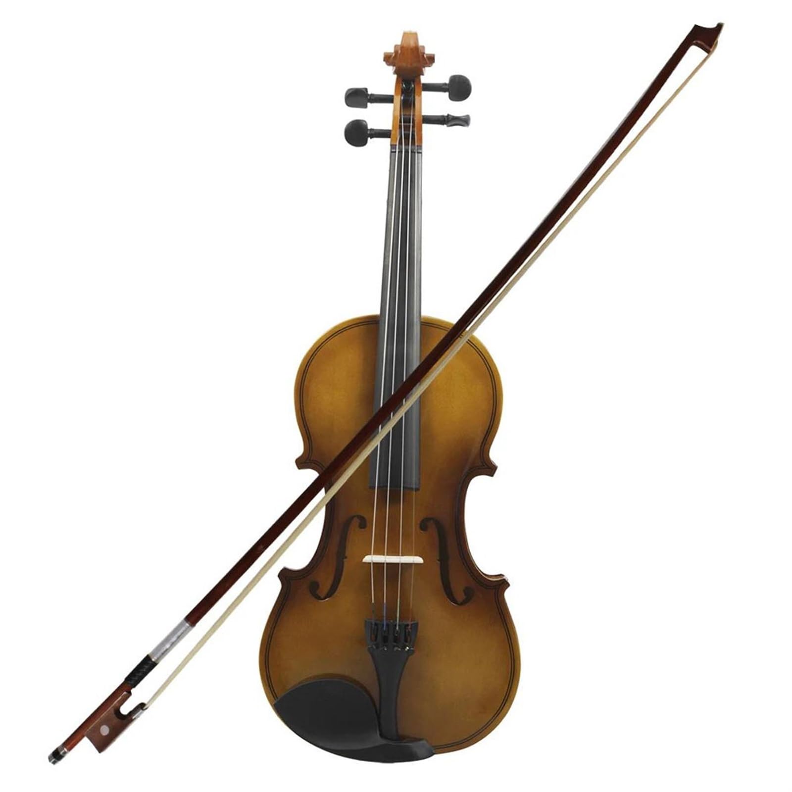 Violino Acustico 4/4 In Stile Retrò Per Principianti Di Con Archetto/custodia