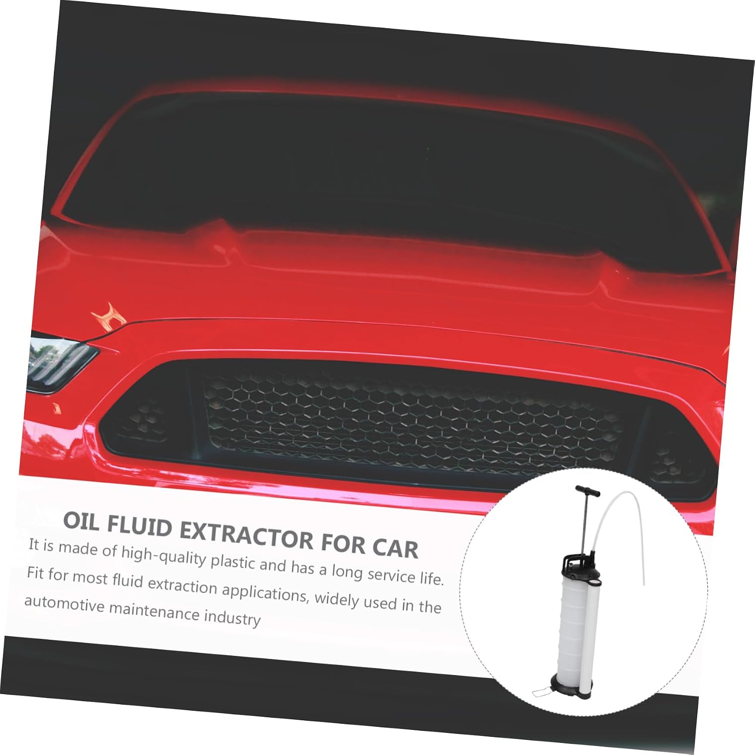 Practical Manual Oil Fluid Extractor Pump Capacity for Fuel and Brake Fluid Removal for Automotive Maintenance and Repairs