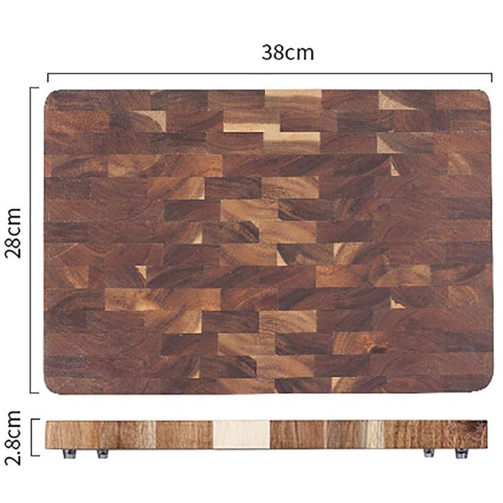 Tabla de cortar de madera, sólida y resistente, bandeja para servir