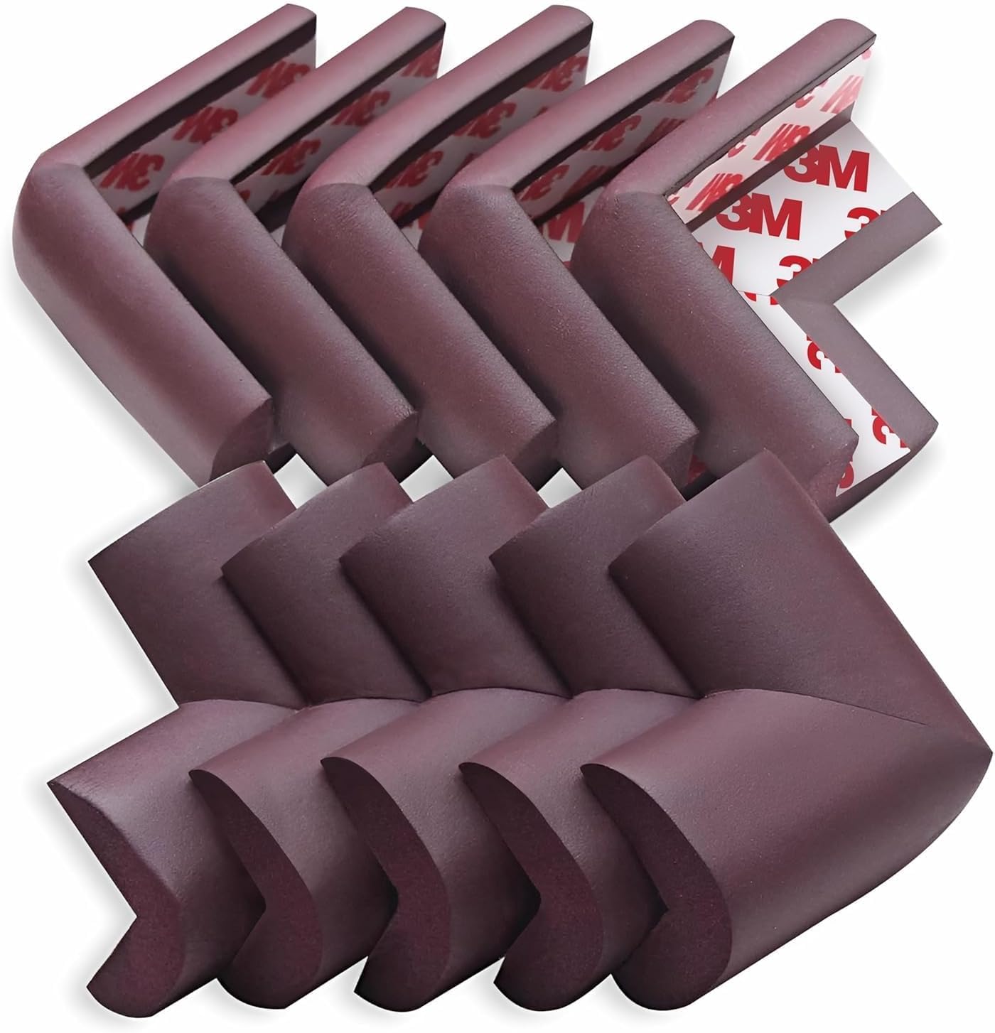 Foam Pack of 10 Baby Proofing Corner Guards|Extra Soft and Cushioned Corner Protector for Sharp Edges|Child Safety Edge Protector for Kids|Furniture Table Baby Safety Product - (Pack of 10)