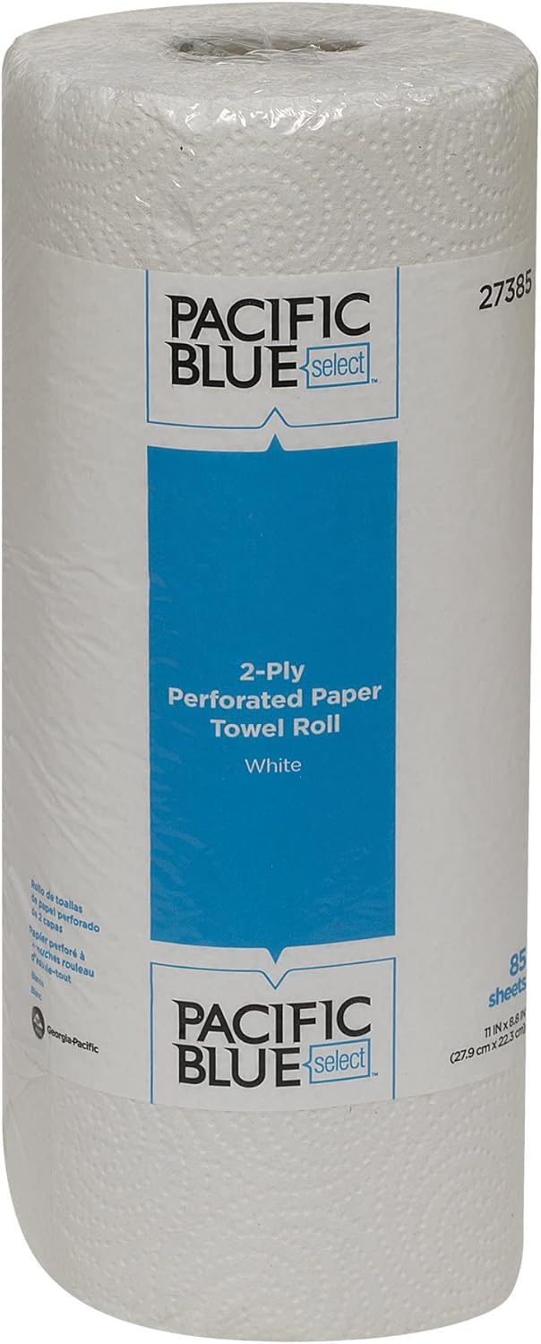 Georgia-Pacific Pacific Blue Select 2-Ply Perforated Paper Towel Rolls by GP PRO, 27385, Sheet Roll