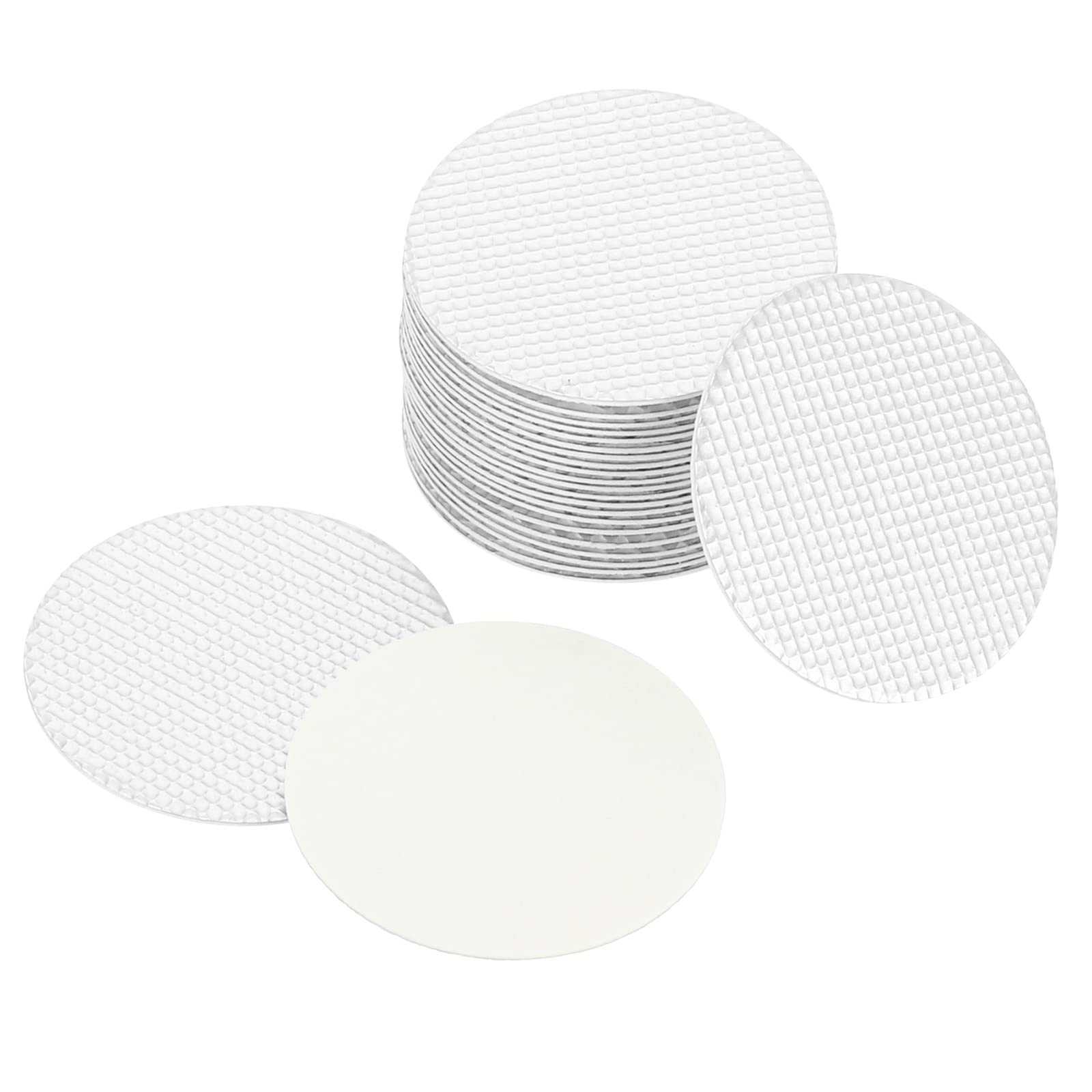 PATIKIL 26mm/1.01" Aluminum Foil Cap Liner, 100Pcs Resistant Tamper Induction Heat Sealer Sealing Liners for Glass Bottle Jar Lid