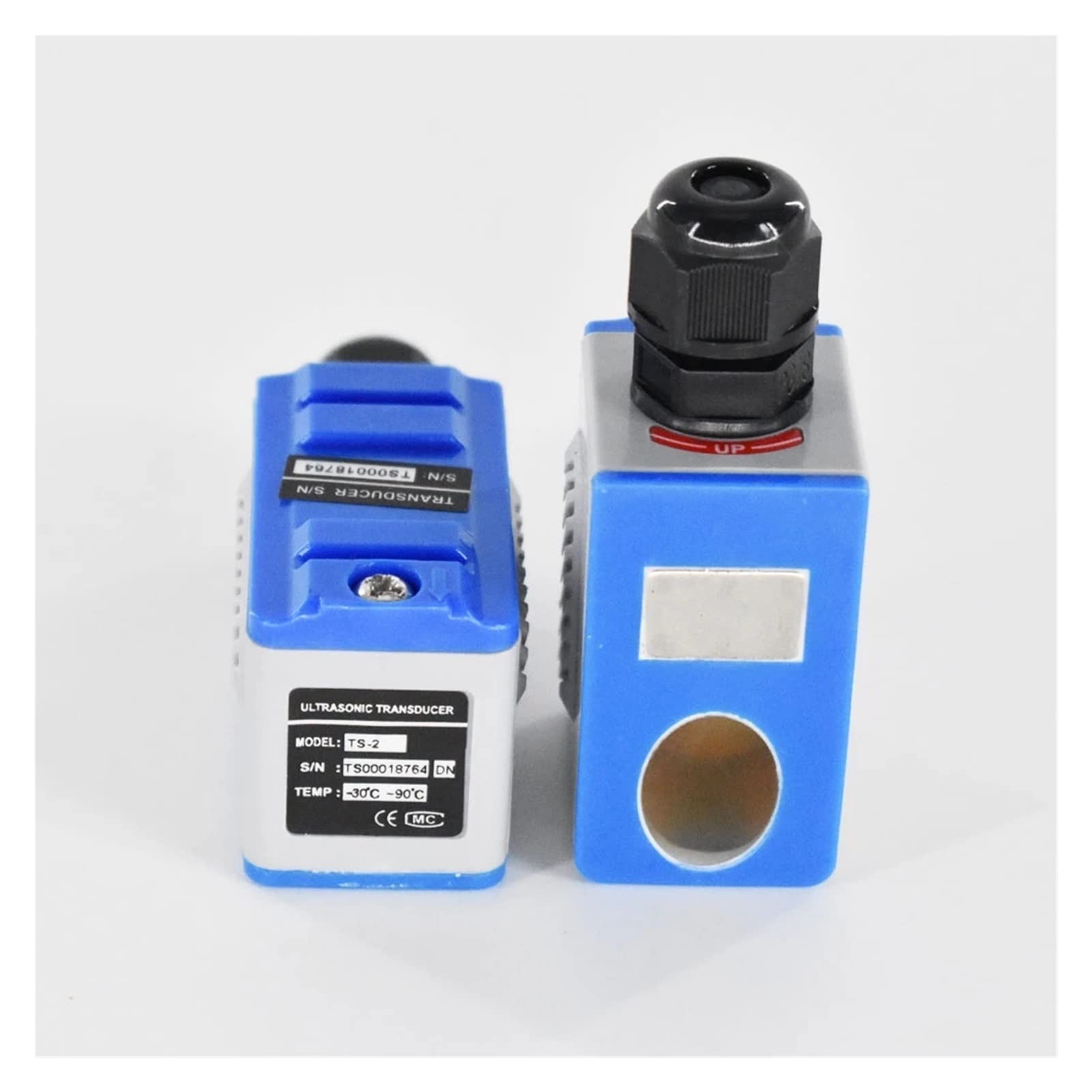 CUDTAPI Turbine Flow Meter TS2 /TM1 Medium Size Transducer Sensor For Ultrasonic Module Flow Meter Flowmeter 15-100mm,50-700mm(TM1 50-700mm)