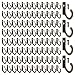 HO2NLE 100pcs Ganci Appendiabiti da Parete con Viti, Ganci per Cappotti, Ganci Appendi Singolo Vintage in Lega Gancio Parete Gancio Asciugamano per Camera da letto Cucina Bagno