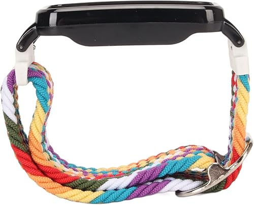 Miniatura 4 de Watch Band Bumper Case, Braided Stretch Nylon Watch Strap Flexible Stylish for Hiking for Gym Fitness