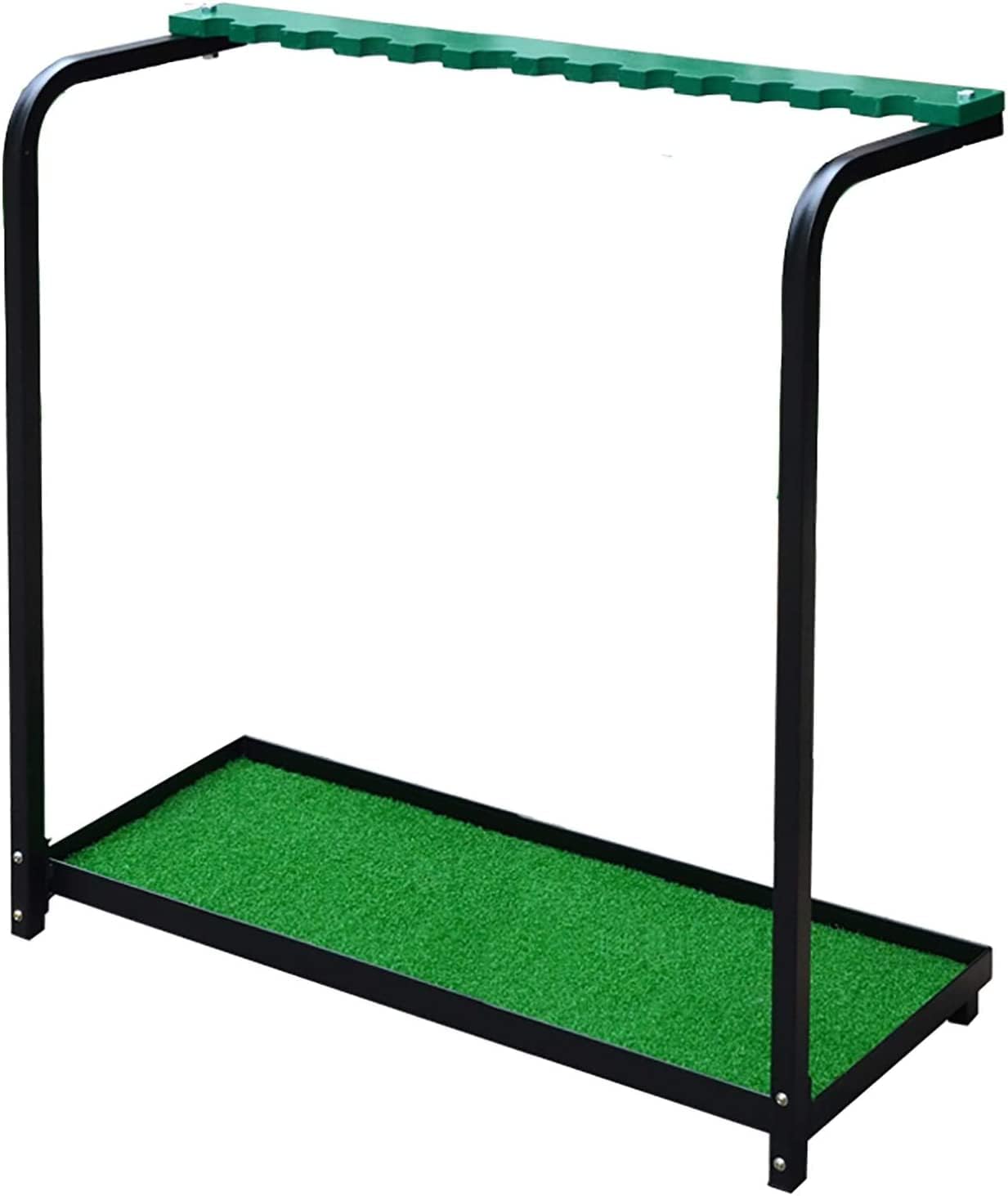Katzowen Golf Club Organizers Shelf for Golfers, Easy to Carry Golf Club Display Cases Bracket Organizer with 13 Holes, Golf Simulator Driving Range Placement