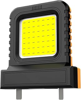 LED Work Light, Adjustable Flood Beam, Rechargeable Spotlight for Garage Repair Jobsite Camping Fishing Car Maintenance Outdoor Task Lighting Technician Utility Inspection Tool