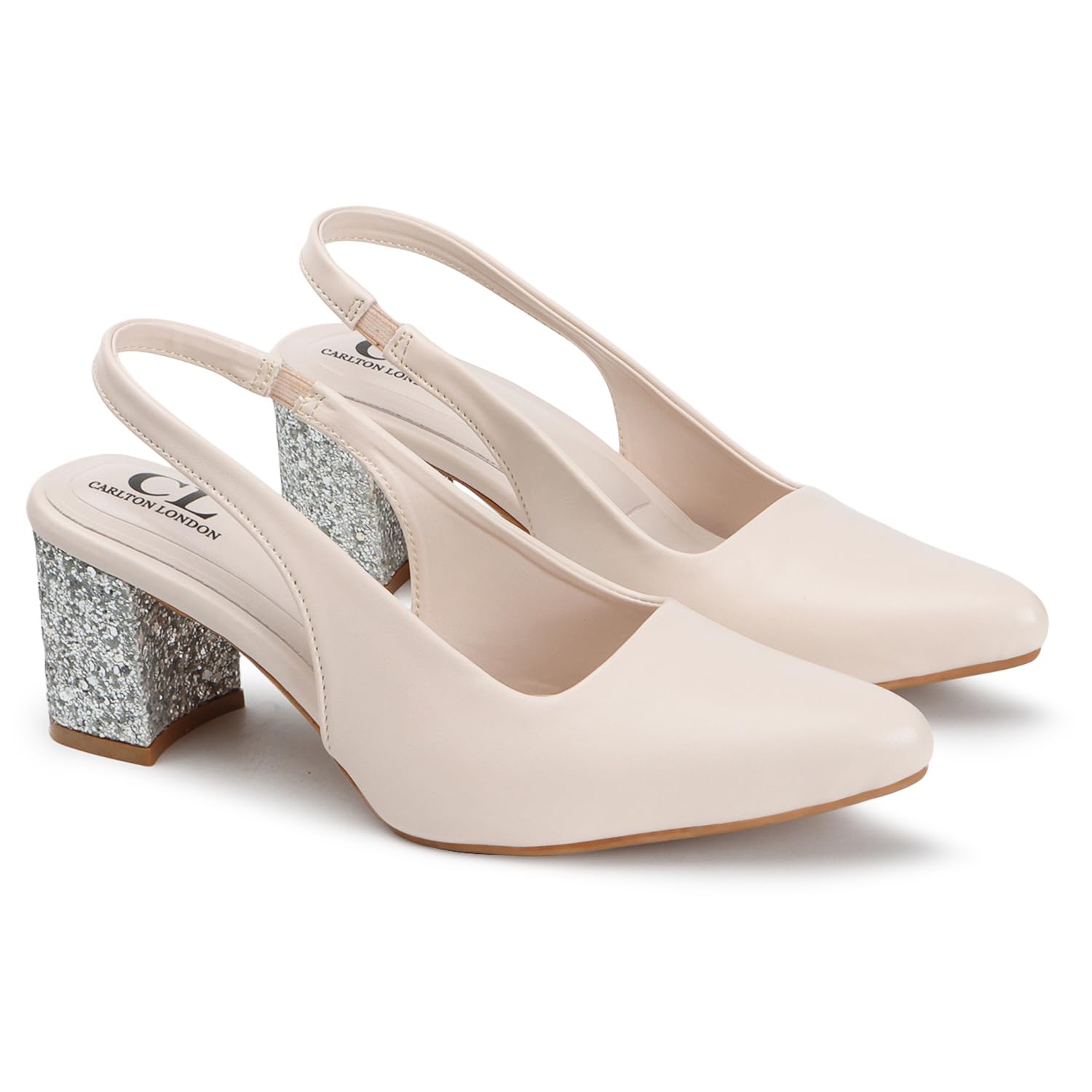 Women Stylish Backstap Sandal with Block Heels, Pointed Toe for Party and Formal Occasions-image-27