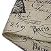Emvency Throw Pillow Cover French Script Decorative Pillow Case Paris Home Decor Square 18x18 Inch Cushion Pillowcase
