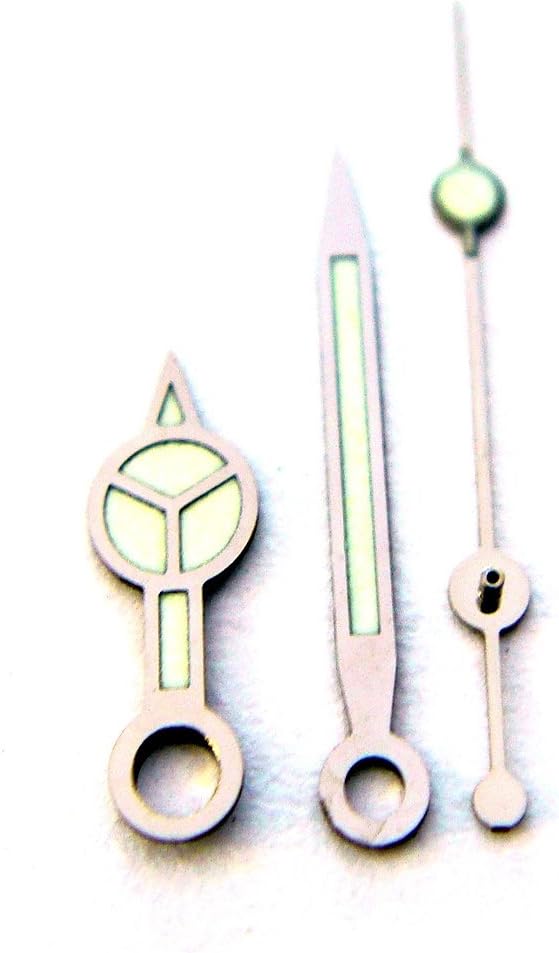 Watch Hands to Fit Rolex Mens Submariner 3000, 3030, 3035, 3055, 3130, 3135, 3155 in Silver