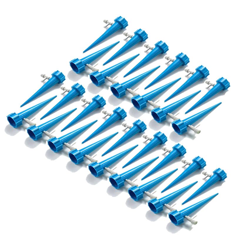 6/18/30pcs Self-Watering Kits Automatic Waterers Drip Irrigation Indoor Plant Watering Device Plant Garden(30pcs Blue)