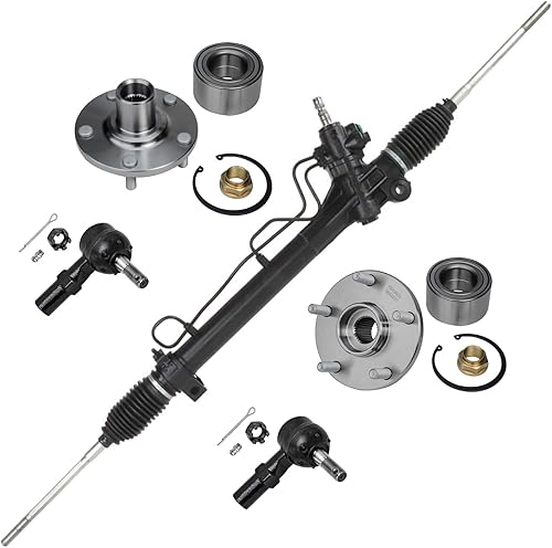 Miniatura 120 de Detroit Axle - Kit de cubos de rodamiento de rueda delantera de 6 piezas para Dodge Dart 2013-2016, Chrysler 200 2015-2017, 2 cojinetes de rueda