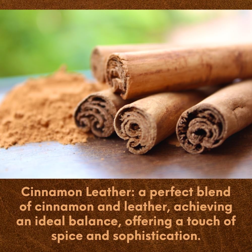 Cinnamon Leather from Our Leather Collection - Perfect for Adding Aroma to Freshies, Candles, and Diffusers - 4 oz - Image 2