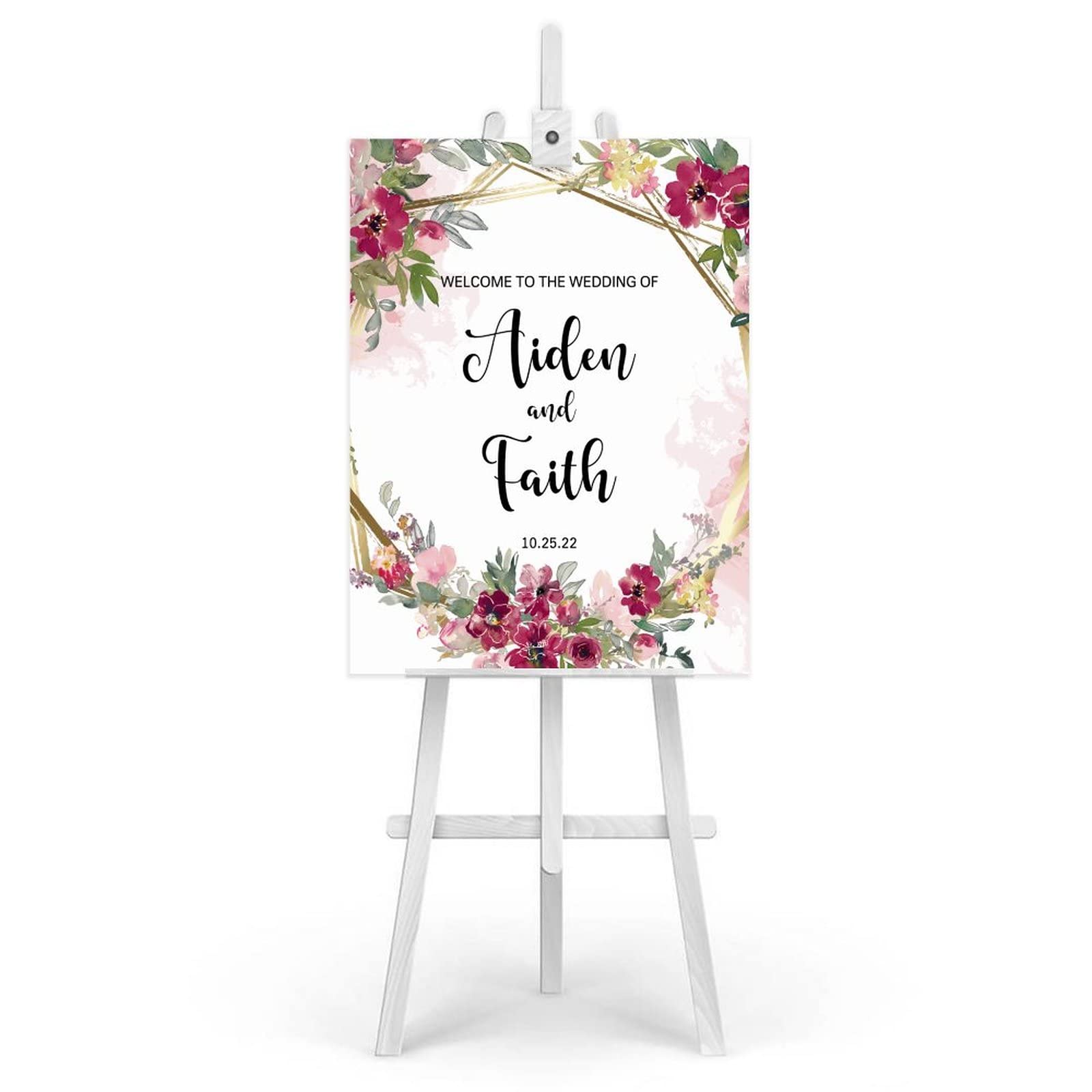 【受注製作品】Wedding Welcome Board Wedding Welcome Sign | Acrylic Welcome Sign | Welcome Board