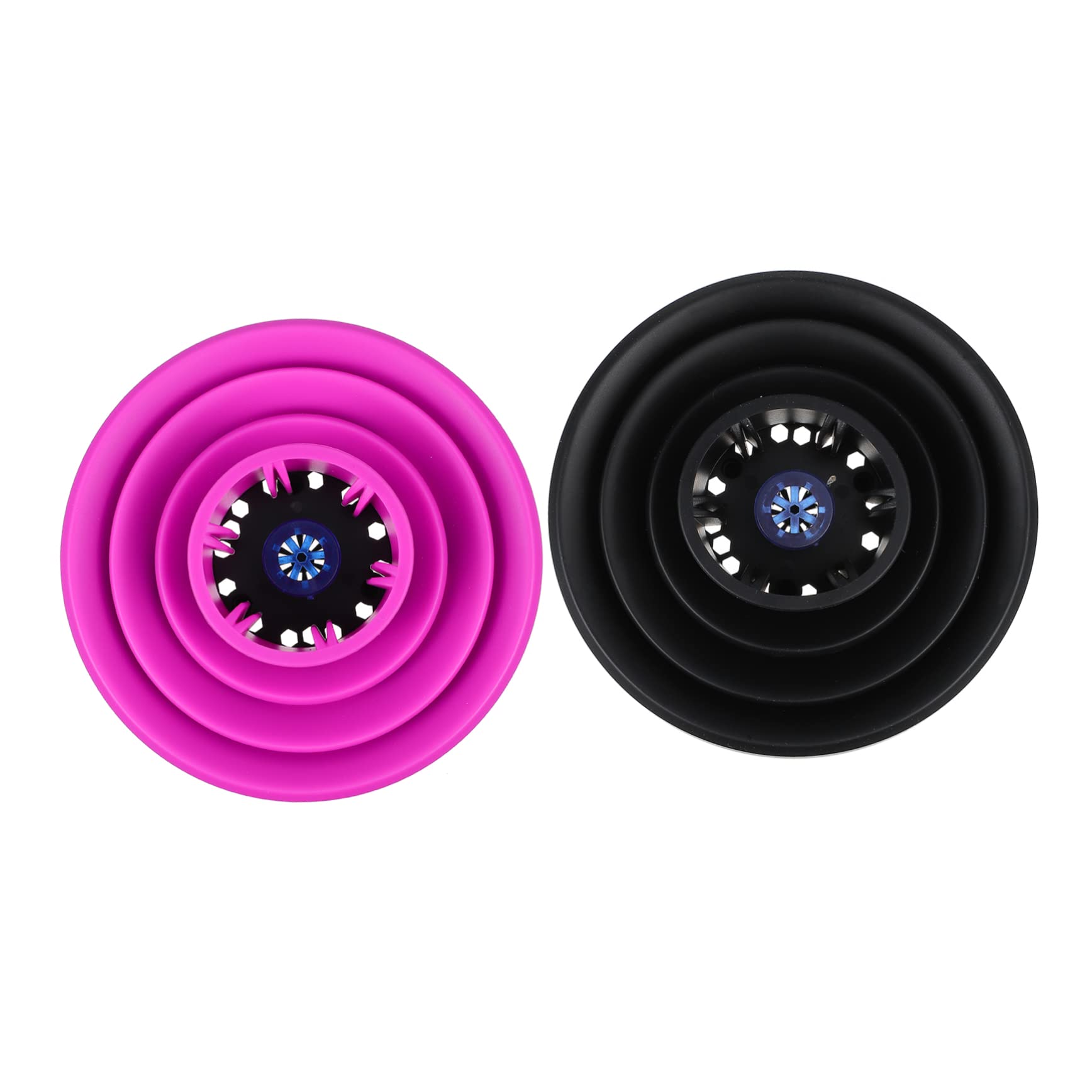 Baluue 2 Pack Silicone Hair Dryer Diffuser Nozzle Universal Blow Dryer Sock for Hair Diffuser for Hair Blow Dryer h